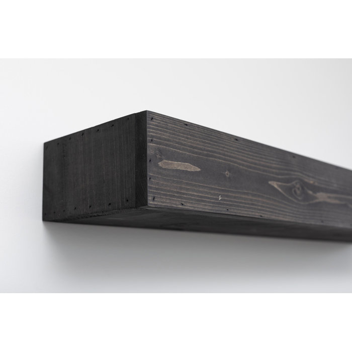 Three Posts™ Elin Pine Solid Wood Floating Shelf & Reviews Wayfair